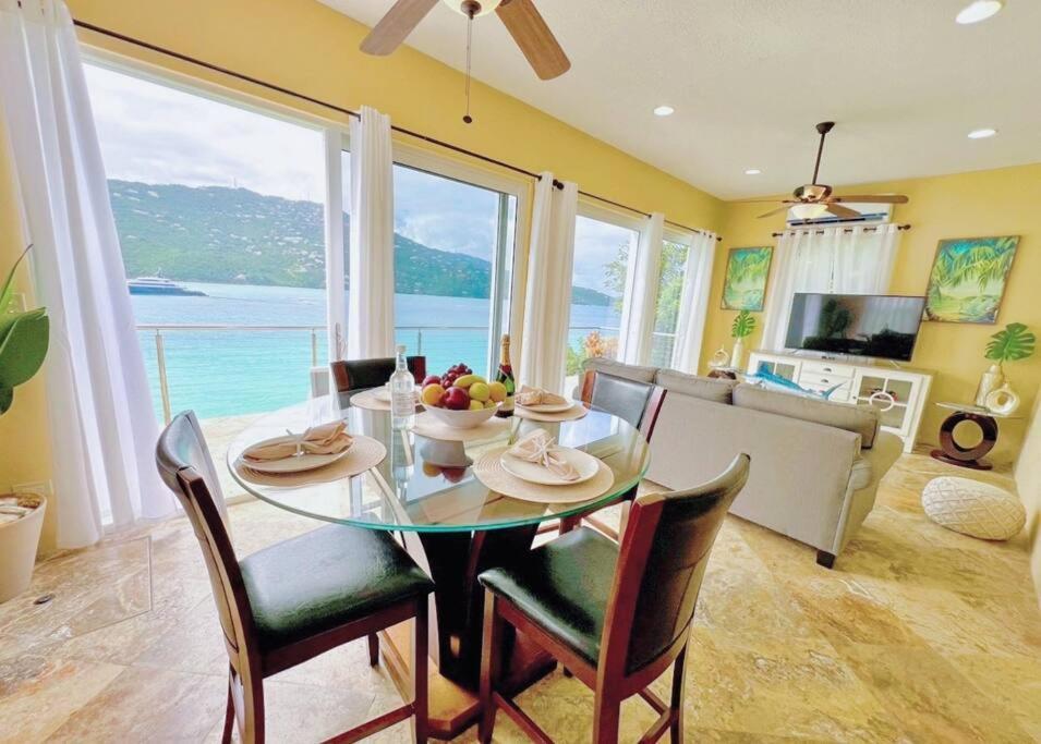 Sailfish Villa Luxury Beachfront Estate Magens Bay Cruz Bay ภายนอก รูปภาพ