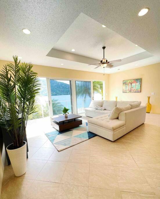 Sailfish Villa Luxury Beachfront Estate Magens Bay Cruz Bay ภายนอก รูปภาพ