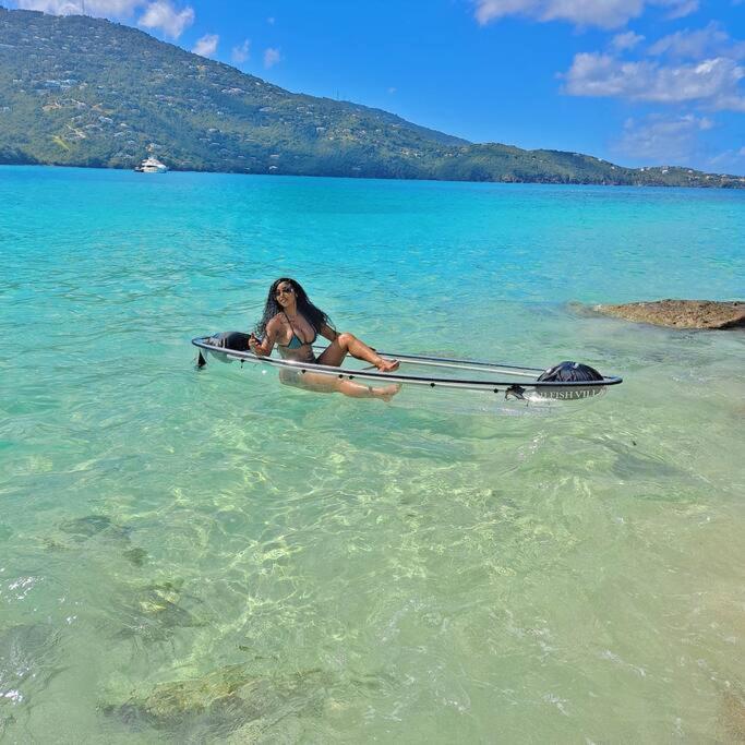 Sailfish Villa Luxury Beachfront Estate Magens Bay Cruz Bay ภายนอก รูปภาพ